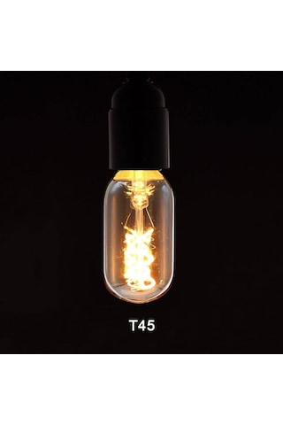 Retro Led Filament Ampul 220v E27 T45