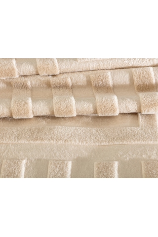 Madame Coco Clementine Vizon Emboss Battaniye Bat0000000021çift Kişilik-bej Vizon