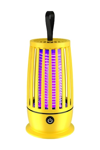 Geeksen Şarj Edilebilir Sessiz Elektrikli Sinek Öldürücü Ve Gece Lambası 2'si 1 Arada