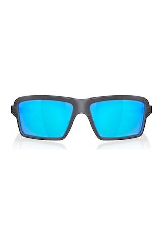 Oakley Oak 0oo9129 912918 63 Cables Prizm Dikdörtgen Mavi Aynalı Kemik Güneş Gözlüğü Vizon