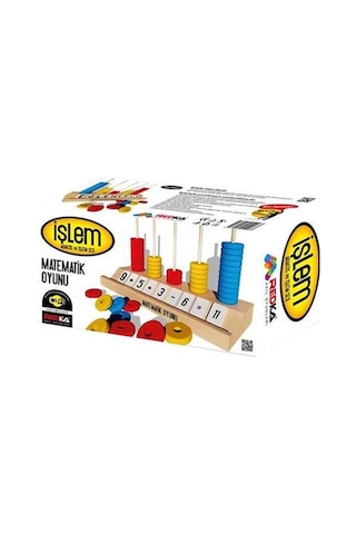 +6 Yaş Abaküs ve İşlem Seti Matematik Oyunu (redka)