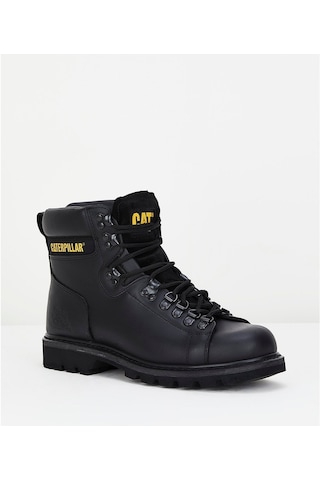 Caterpillar Alaska Black Siyah Deri Erkek Bot