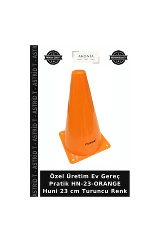 Özel Üretim Ev Gereç Pratik Hn-23-orange Huni 23 Cm Turuncu Renk