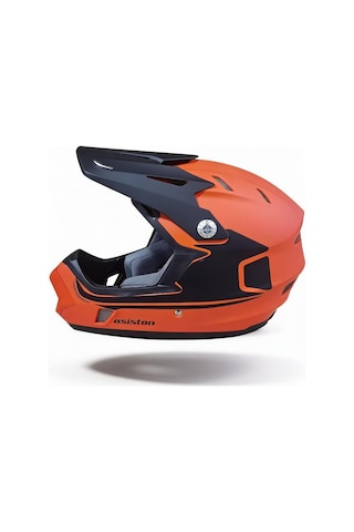 Asistan Full Face Tam Korumalı Kask 53-54 Turuncu