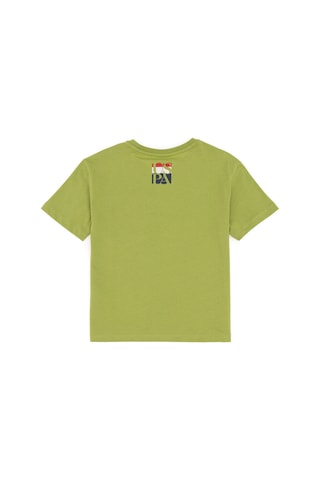 U.S. Polo Assn. Erkek Çocuk Fıstık Yeşili Bisiklet Yaka Tişört 50295428-VR087