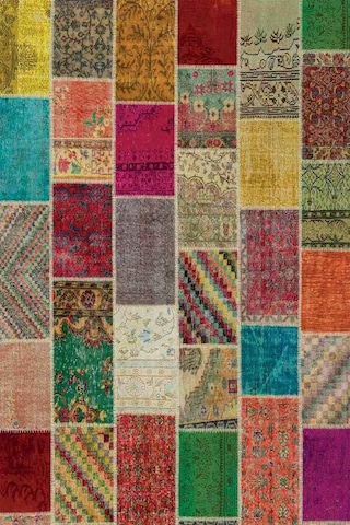 Çok Renkli Patchwork Dokuma Leke Tutmaz Masa Örtüsü Mso291n11