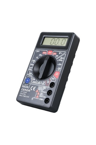 Tenon Dt-830d Siyah Dc Ac Voltaj Akım Ölçer Dijital Multimetre Ölçü Aleti Ölçüm Cihazı