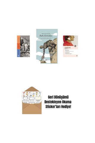 İlahi Komedya - Cehennem + İlahi Komedya Bez Ciltli + Rime Şiirler + Okuma Sticker'ları