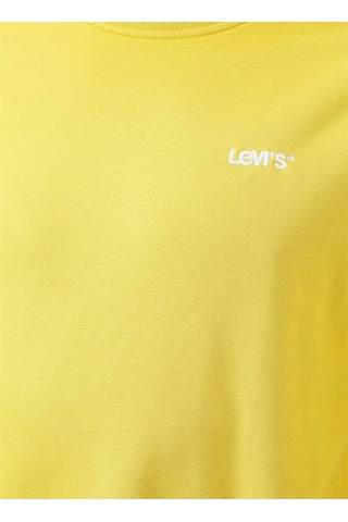 Levi's Erkek Bisiklet Yaka Sarı Sweatshirt - A7750-0001 Sarı