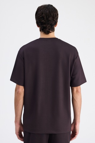 Twn Relaxed Fit Kahverengi Düz T-shirt 6ec146171622m Çok Renkli