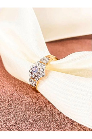 Pavlova Jewelry 925 Ayar Gümüş Yüzük Doğal Tanzanit İle 68877607 Diğer