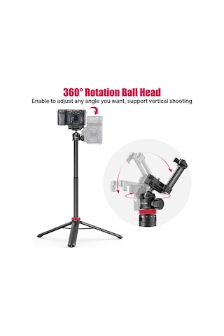 Ulanzi Mt-44 Uzatılabilir Vlog Tripod Siyah