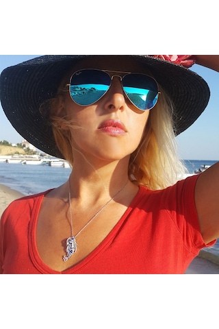 Gümüş Yunus Balığı Kolye