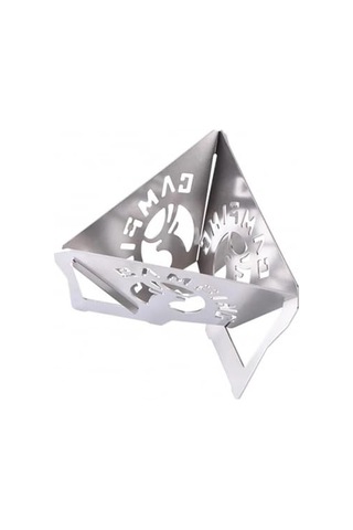 Kahve Filtre Tutucu Damlalık Coffe Dripper Katlanır Çantalı Açık Krem