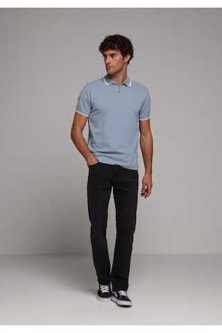 Colin's Colins Regular Fit Polo Yaka Düz Erkek Mavi Kısa Kol Tişört Cl1080027 Q1.v2 Ble Mavi