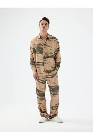 Relax Fit Erkek Pantolon Camel