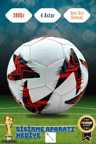 'Futbol Topu Çim Ve Beton Zemin Dikişli  Bsf100 Çok Renkli