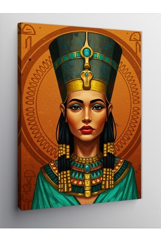 Kanvas Tablo Kraliçe Nefertiti Portresi 70cmx100cm