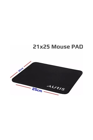 Auris Mp5 Kenarları Dikişli Kaymaz Mouse Pad 25x21 Cm