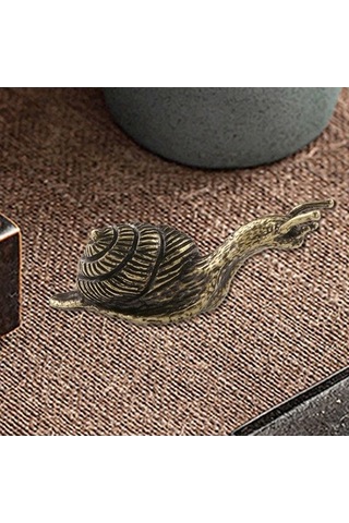 Lijinxu Magideal Pirinç Hayvan Heykeli Çin Feng Shui Süsleme Masa Çay