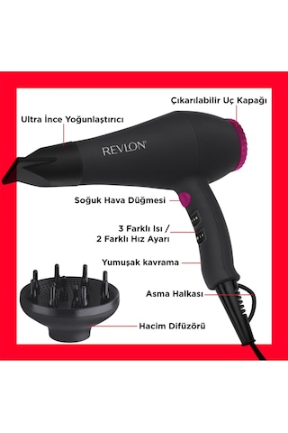 Revlon Rvdr5251 Ac Motorlu Dıfuzorlu Sac Kurutma Makınesı