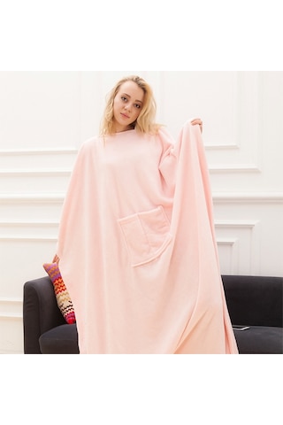 Sones İlkbahar Ve Sonbahar Yumuşak Ve Kalın Mercan Polar Battaniye Tv Battaniyesi Pembe