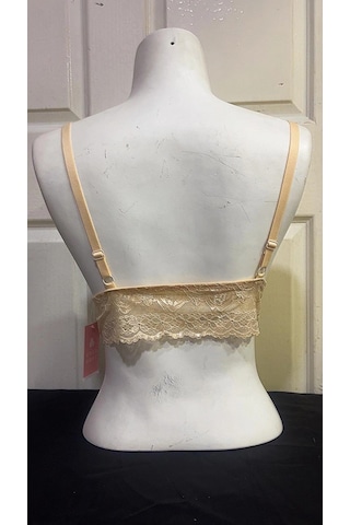 Koza Kadın Desteksiz İpli Soft Bralet Sütyen-ten
