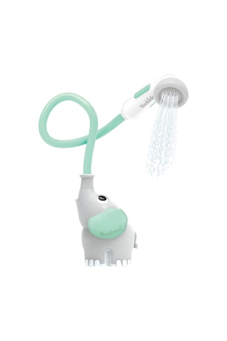 Yookidoo Bebek Banyo Duş Başlığı - Gövde Musluğu Durulama Sistemine Sahip Fil Su Pompası - Yenidoğan Bebekler İçin Yeşil