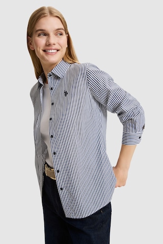 U.S. Polo Assn. Kadın Lacivert Uzun Kollu Gömlek 50332398-vr033