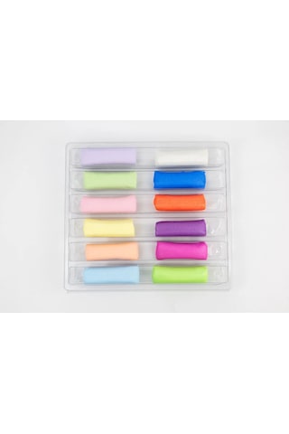 Smarta Air Soft Modelling Clay 12x25gr Hava İle Kuruyan Modelleme Kili Magic Renkler / 3000091
