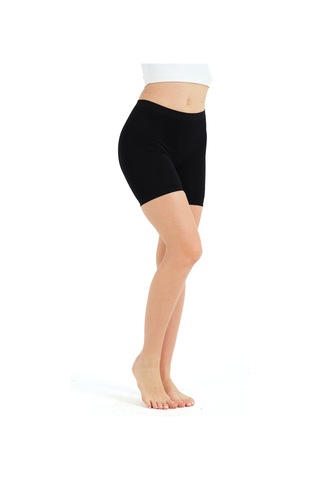 Justever Seamless Dikişsiz Uzun Külot İz Yapmayan Siyah Kadın Boxer - Vela Siyah