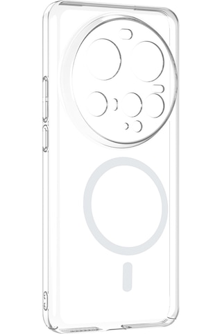 Xiaomi 15 Ultra Kamera Korumalı M-safe Şarj Özellikli Şeffaf Mkst London Silikon Kapak - Şeffaf Şeffaf