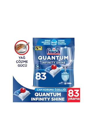 Finish Quantum Infinity Shine Bulaşık Makinesi Deterjanı 83 Tablet
