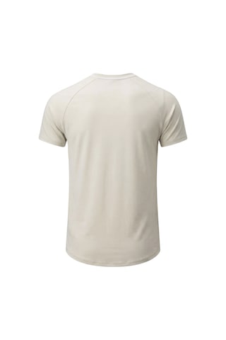 Genius Store Erkek Spor Tişört Fitness Antrenman Tişörtü Oval Kesim Likralı Süprem Reglan Kol Oval-t22 Taş