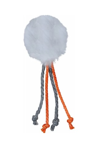 Trixie 4 CM Zilli ve Tüylü Peluş Kedi Top Oyuncağı Çok Renkli