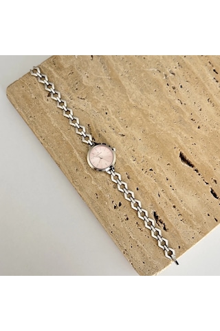 Milano Silver Pembe Saat