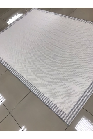 Liparis Sisal Halı Dc402 Serisi Oturma Salon Yatak Odası Halısı Krem - Gri