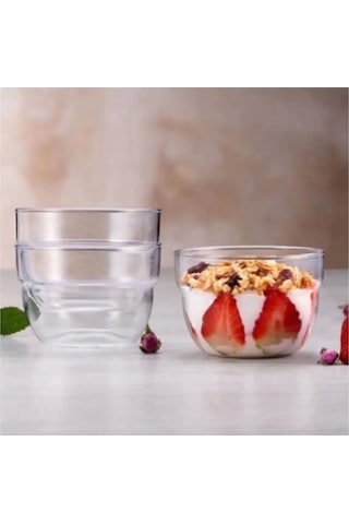 Paşabahçe Motto Borosilikat Cam 6 Lı Kase 43713 Şeffaf