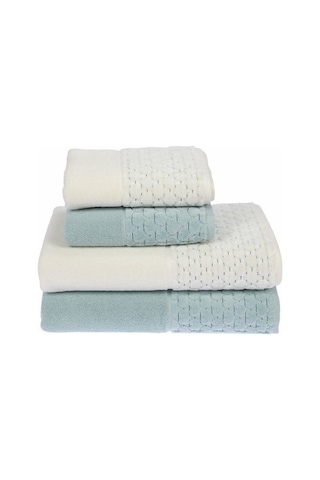 Özdilek Adria Best Set Banyo Takımı Krem/k.mint-mint Çok Renkli