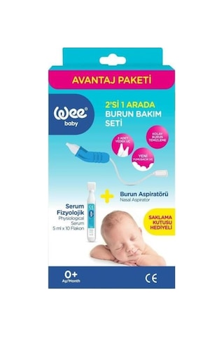 Wee Baby Burun Aspiratörü Ve Serum Fizyolojik Bakım Seti