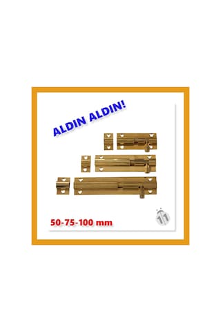 7.5 Cm Pirinç Sürgü Kale Dış Ticaret Ürünüdür