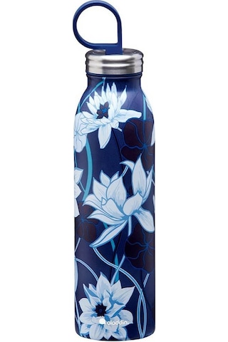 Aladdin X Naito Chilled Thermavac Paslanmaz Çelik Su Şişesi 0.55 L - Lacivert