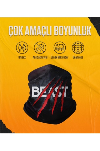 Musclecloth Çok Amaçlı Boyunluk Beast Çok Renkli