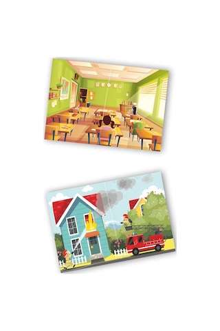 My Sticker Book '' Occupations'' , Tükenmeyen Sticker Kitabı Meslekler