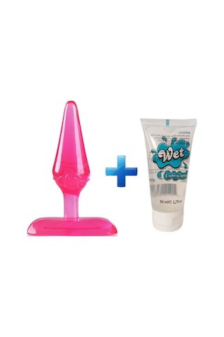 Hızlı Express Pretty Love Erotic Mini 7 CM Vantuzlu Tıkaç + 50 ml Kaydırıcı Jel