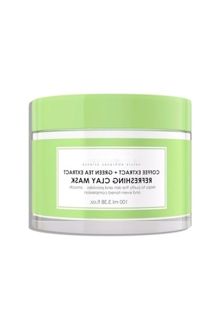 Ferahlatici Kil Maskesi - Kahve Ve Yeşil Çay Özlü 100 Ml