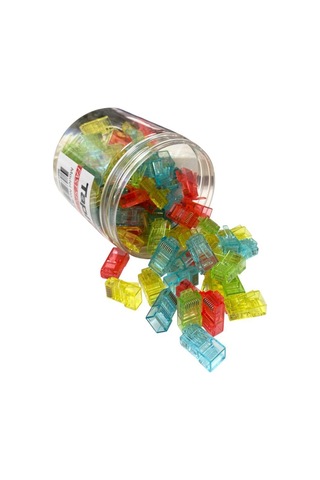 Taplin Tk-876c Rj45 Cat6 8p-8c 4 Renkli Soket - 100adet