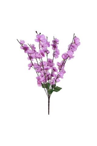 Yapay Çiçek Bahardalı Japon Kiraz Çiçeği 7 Dallı 57cm Lila