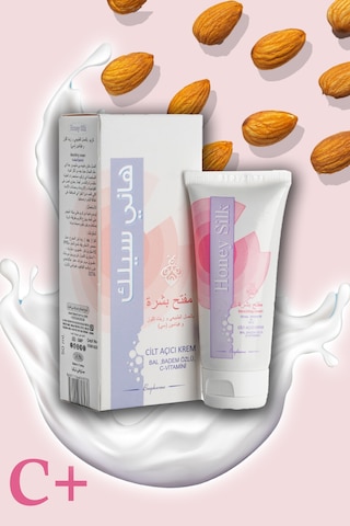 Beepharma Honeysilk Beyazlatıcı Krem Bal Özlü ve Badem Yağlı + C Vitamini Krem 50 ML