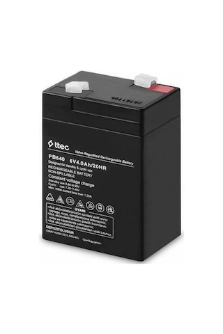 6V 4A Akü 6V 4A Kuru Akü 100X70X45Mm 6V 4A Bakımsız Kuru Akü